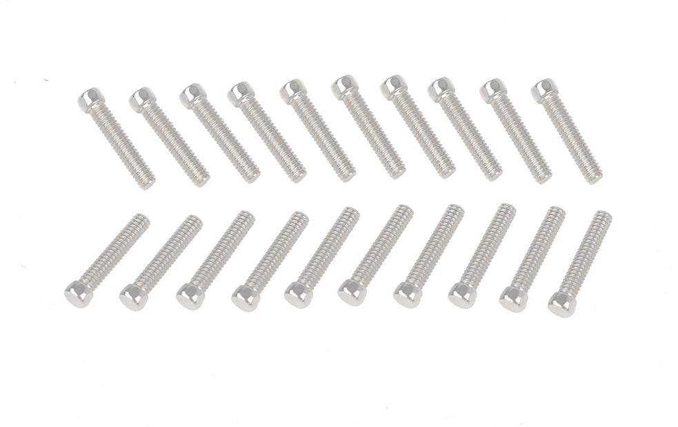RC4WD Scale Hex Head Bolts M2 x 10 mm argent