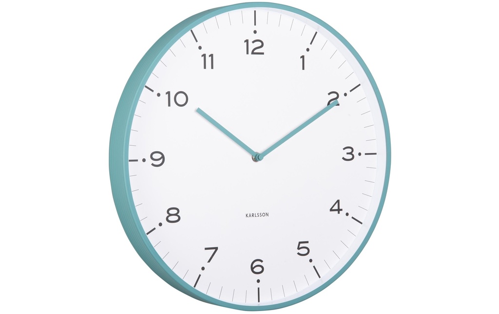 KARLSSON Horloge murale Circus Rings Turquoise blue