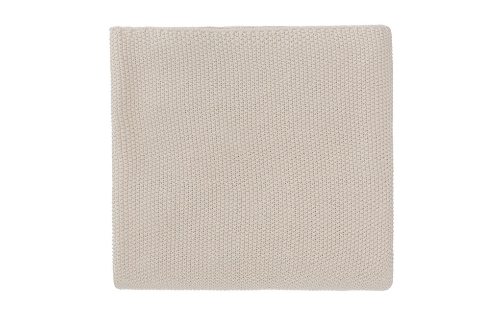 Urbanara Couverture Antua 200 x 200 cm, Crème