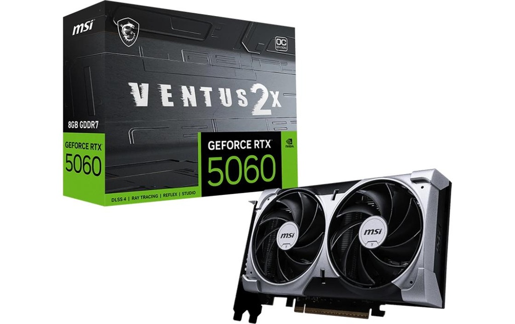 MSI Carte graphique GeForce RTX 5060 8G VENTUS 2X OC