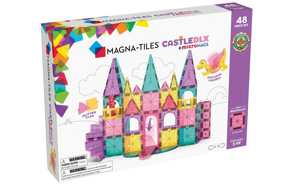 Magna-Tiles Modèle construction Château Deluxe 48 pièces