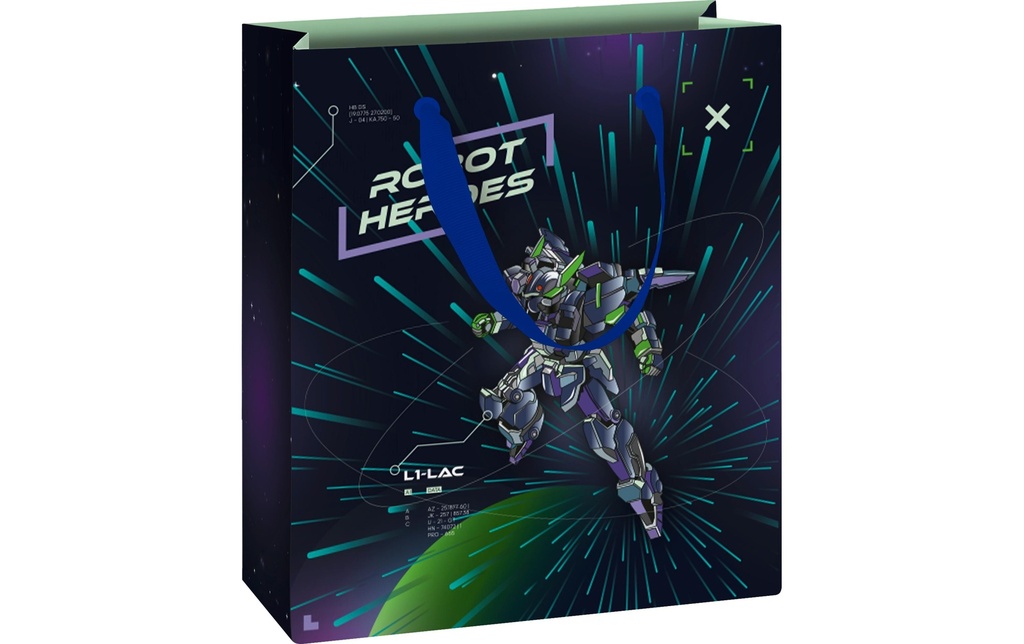 Stewo Sac cadeau Robot 18 x 8 x 21 cm