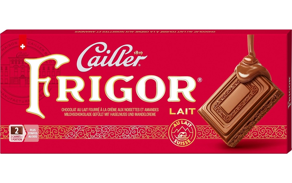Cailler Tablette de chocolat Frigor Lait 100 g