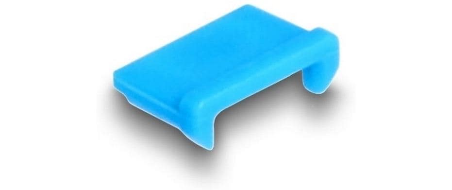 Delock Port Blocker pour Micro USB femelle 10 pièces bleu