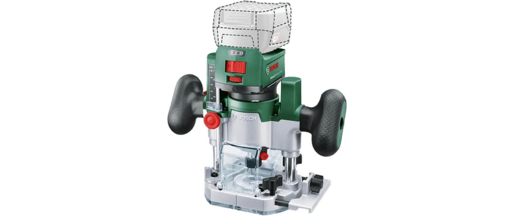 Bosch Kit combiné routeur sans batterie ni chargeur