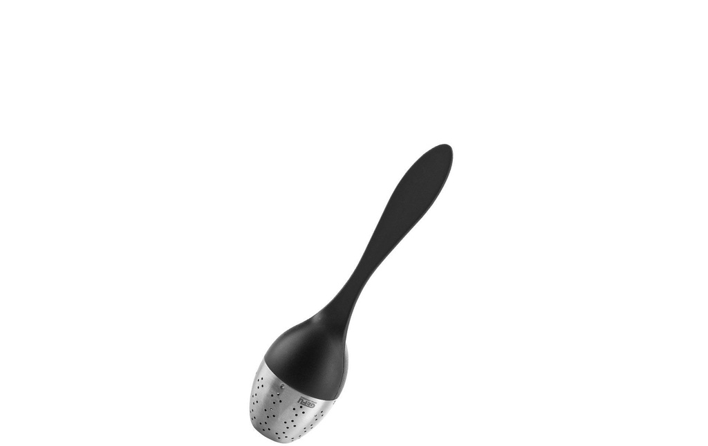 GEFU Boule à thé Teva 16,7 cm, Noir/Argenté