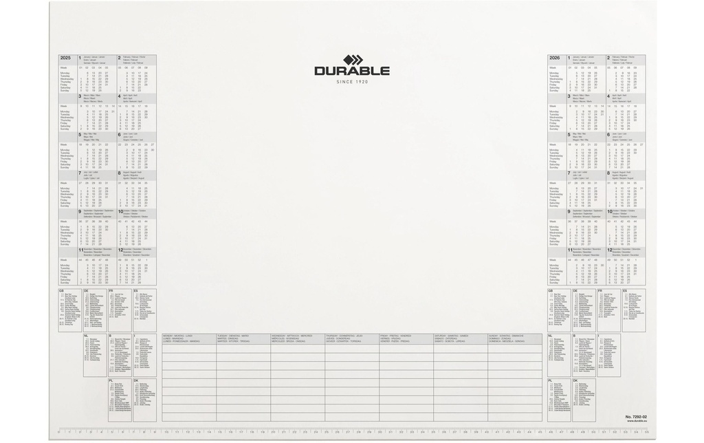 DURABLE Bloc de rechange 570 x 405 mm 40.5 x 57 cm