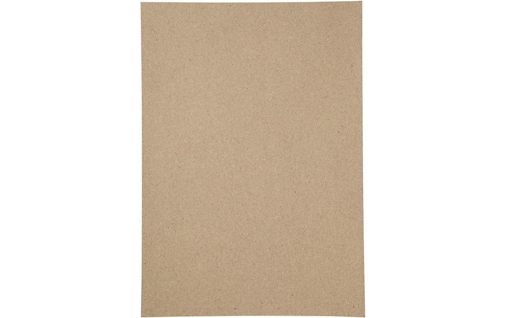 Creativ Company Papier de bricolage 120 g, 20 feuilles, brun