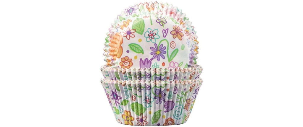Demmler Moule à muffins Prairie fleurie 60 Pièce/s