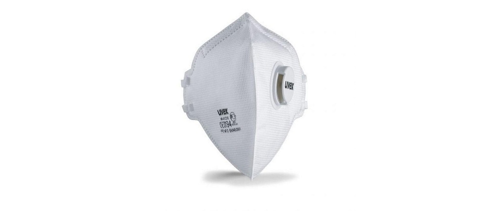 uvex Masque de protection respiratoire FFP3 silv-Air c 3310, avec valve, 15 pièces