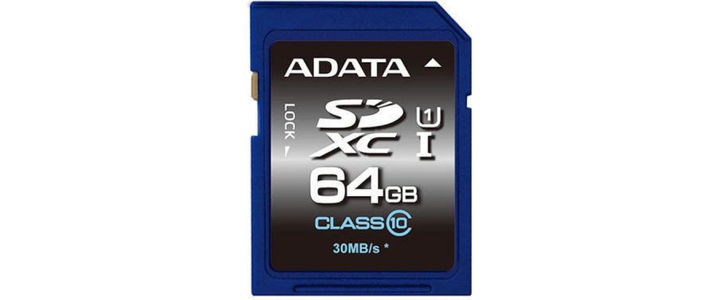 ADATA Carte SDXC Premier UHS-I U1 64 GB