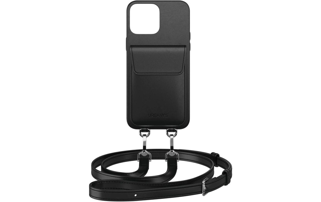 Urbany's Necklace Case Chaîne manuelle+ iPhone 16 Pro Max Hibou de nuit