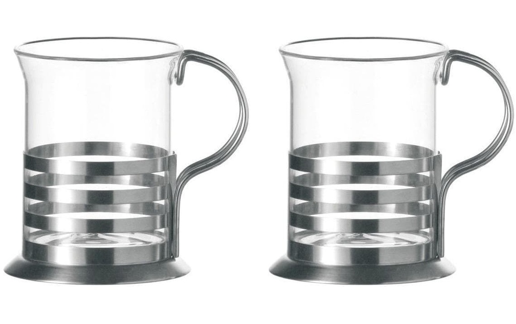 LEONARDO Tasse à thé Balance 220 ml, 2 Pièce/s, Transparent