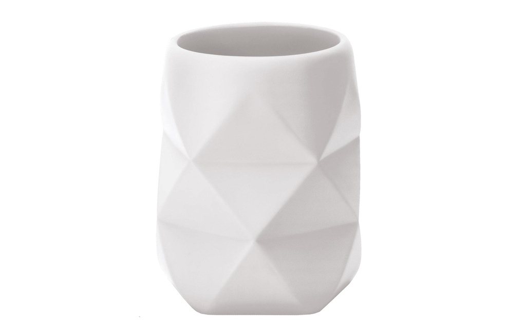 Kleine Wolke Gobelet pour le brossage de dents Crackle Blanc