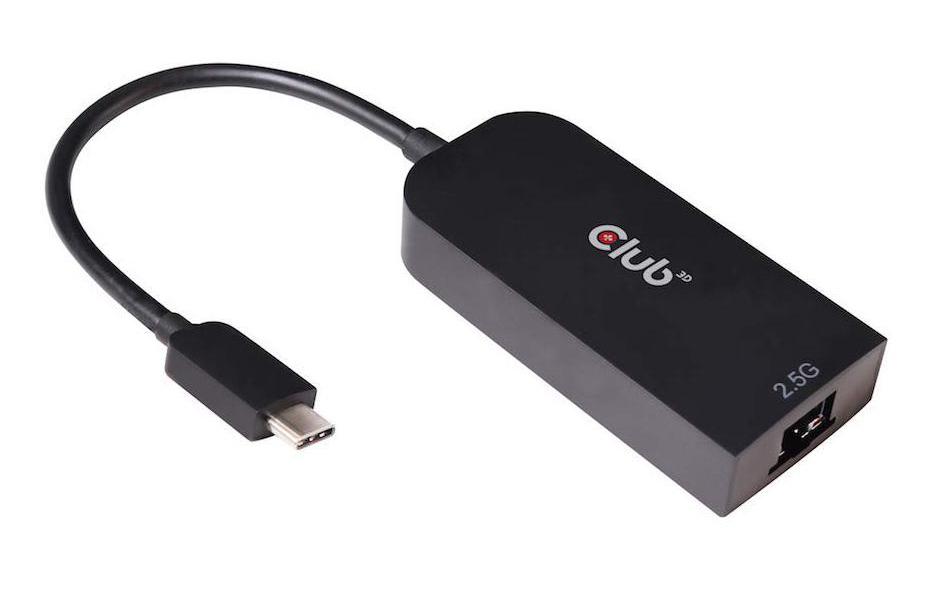 Club 3D Adaptateurs réseau USB 3.2 Gen1 Type C auf RJ45 2.5 Gbps