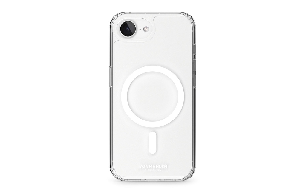 Vonmählen Coque arrière Transparent  iPhone 16e/iPhone 17e White