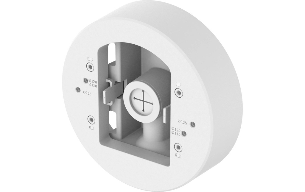 Hanwha Vision Fixation sur mât SBD-140PMW Blanc 1 Pièce/s