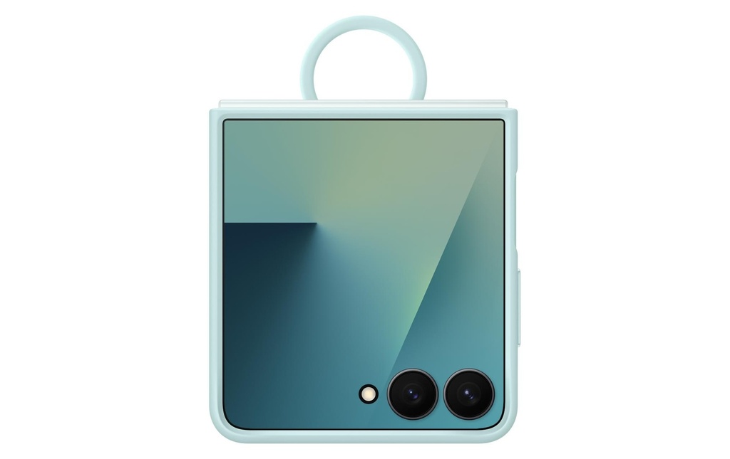 Samsung Coque arrière Ring Case pour Galaxy Z Flip7 Light Cyan