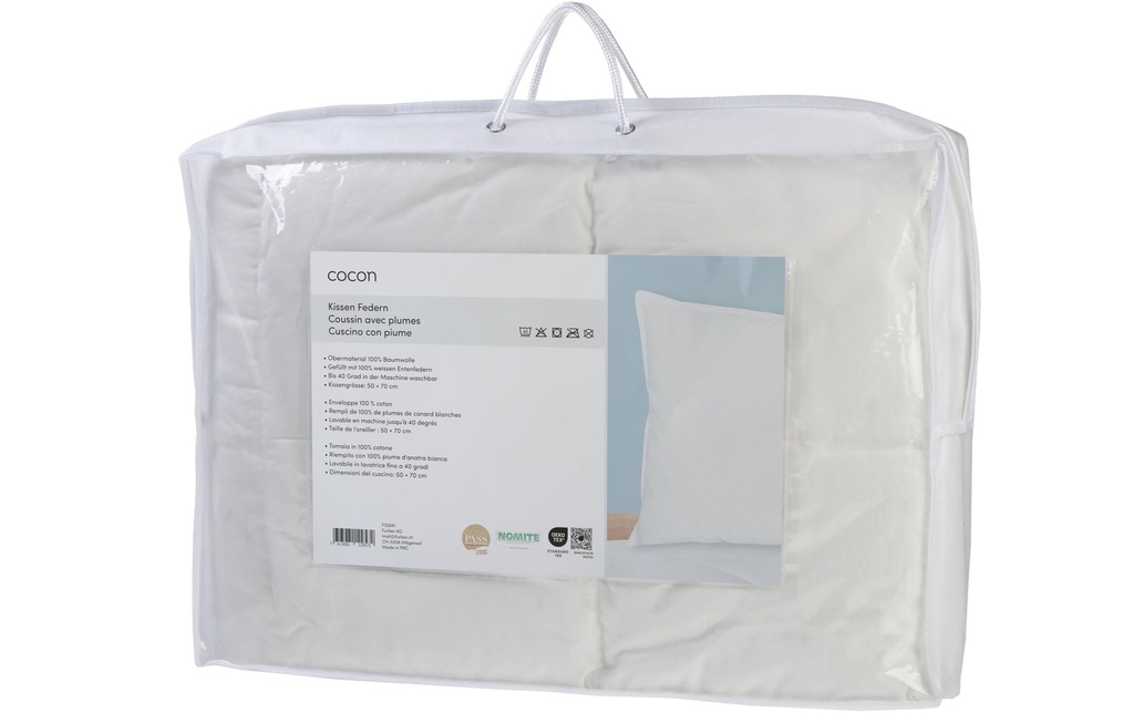 COCON Oreiller plumes 50 x 70 cm