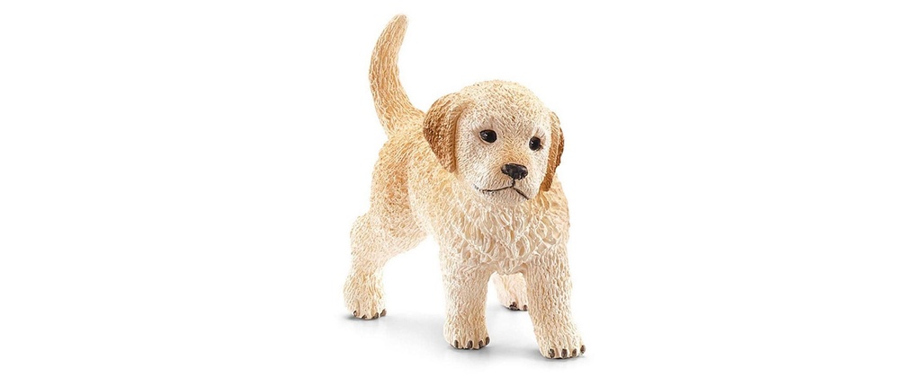 Schleich Figurine de jeu Farm World Chiot Golden Retriever