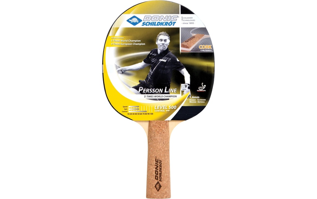 DONIC Schildkröt Raquette de ping-pong Persson 500