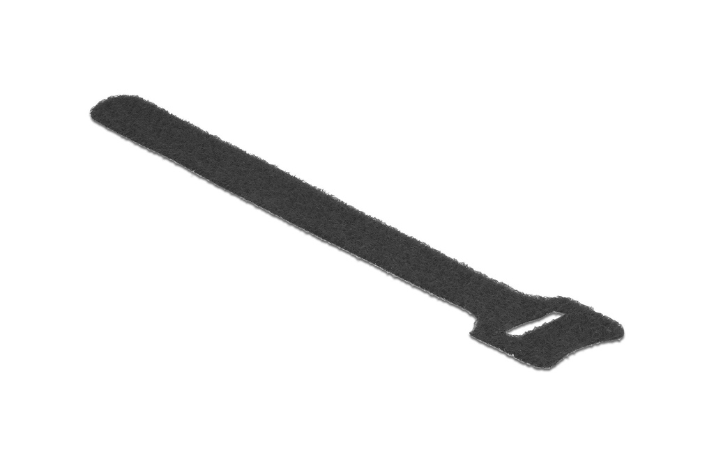 Delock Serre-câble auto-agrippant Noir 150 mm x 12 mm, 10 pièces