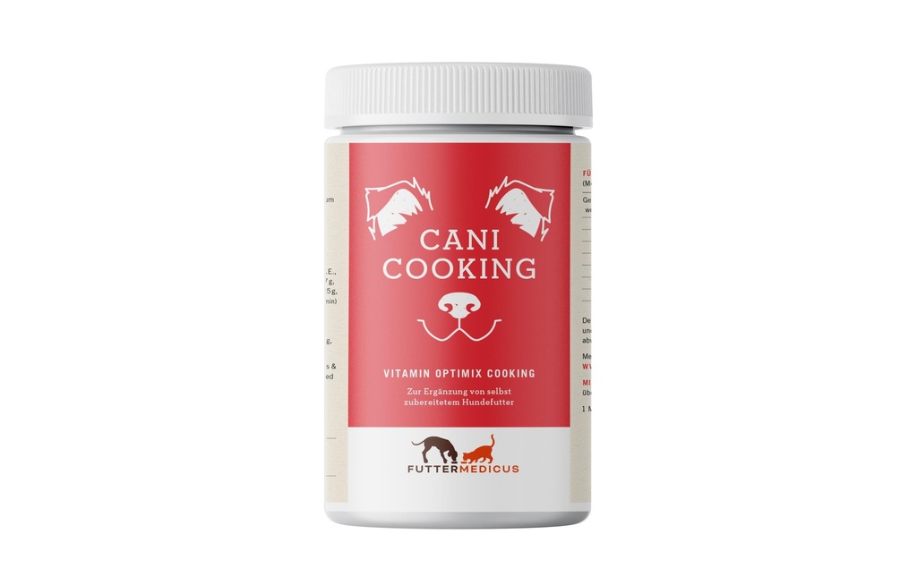 Futtermedicus Supplément alimentaire pour chiens Optimix Cani Cooking, 250 g