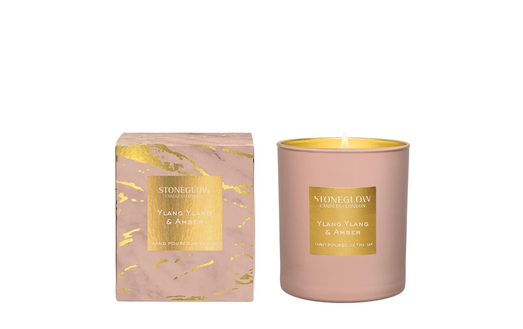 Stoneglow Bougie parfumée Ylang Ylang & Amber 220 g
