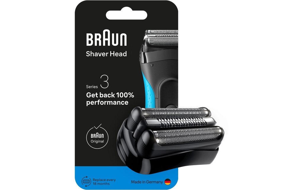 Braun Series 3 Pack combiné 21B Cartouche de tête de rasage