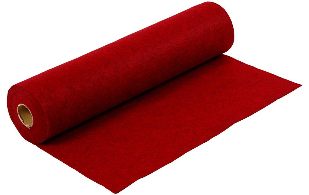 Creativ Company Feutre de bricolage 45 cm, rouge foncé