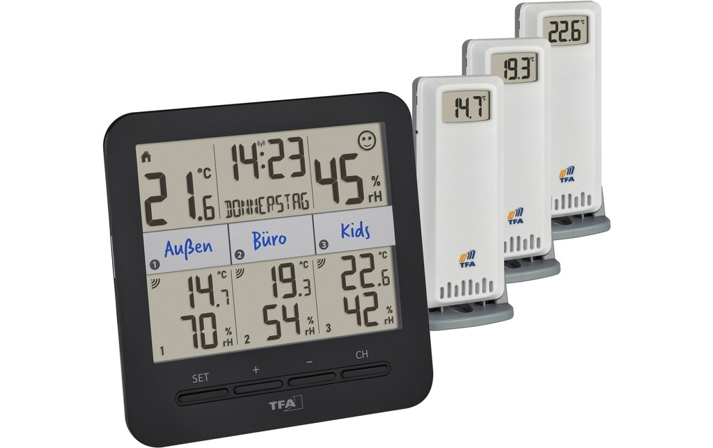 TFA Dostmann Thermo/hygromètre KLIMA@HOME 2