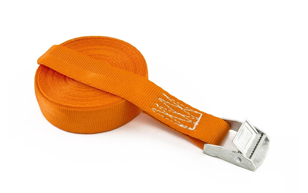 Zurrfix Sangle de cerclage 25 mm x 4 m avec verrouillage par serrage, 100 daN