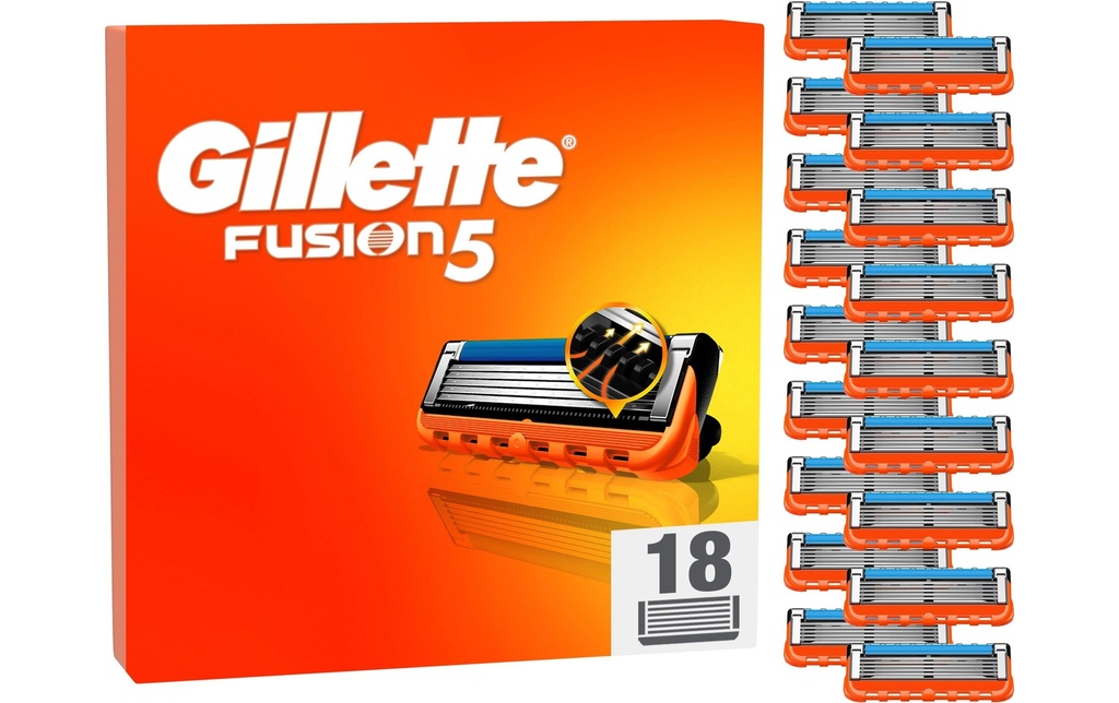 Gillette Lames de rasoir Fusion5 18 pièces