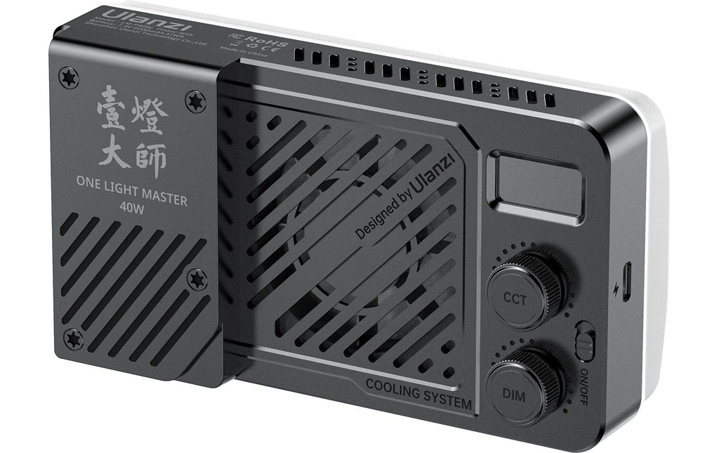 Ulanzi LM-P40RGB Lumière vidéo portable, 40W, RGB
