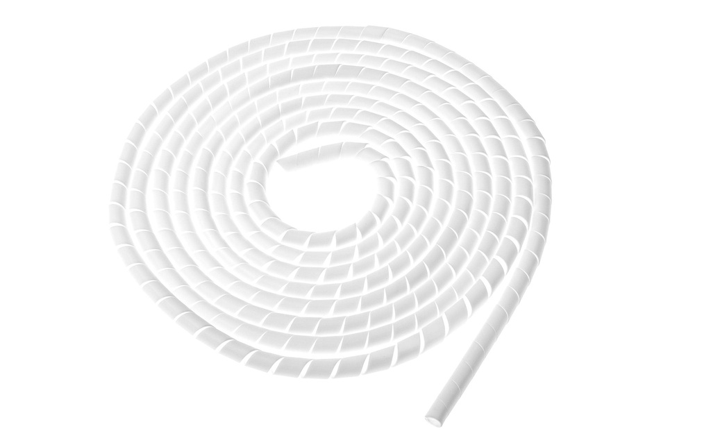 Plica Tuyau en spirale 5 m x 10 mm Blanc