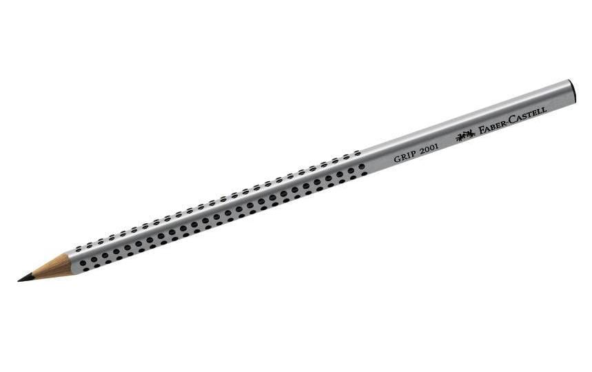 FABER-CASTELL Crayon Grip2001 HB argent