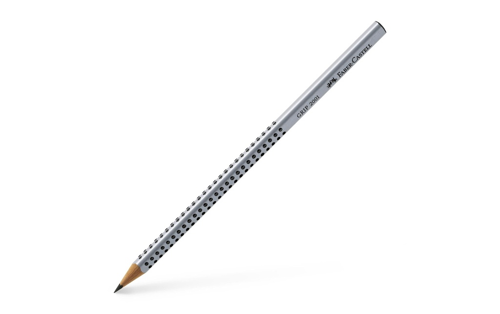 FABER-CASTELL Crayon Grip2001 2B argent