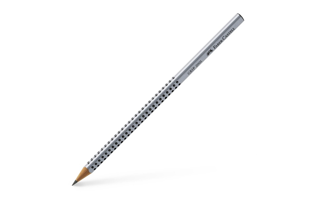 FABER-CASTELL Crayon Grip2001 2H argent