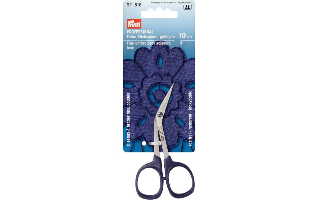 Prym Ciseaux de broderie Professional 10 cm, Sync by honeybunny