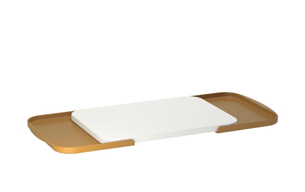 Rosti Planche à découper avec des coques 26.8 cm x 39.5 cm,  Curry
