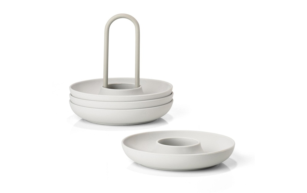 Zone Denmark Coquetier Singles 4 pièces Gris clair