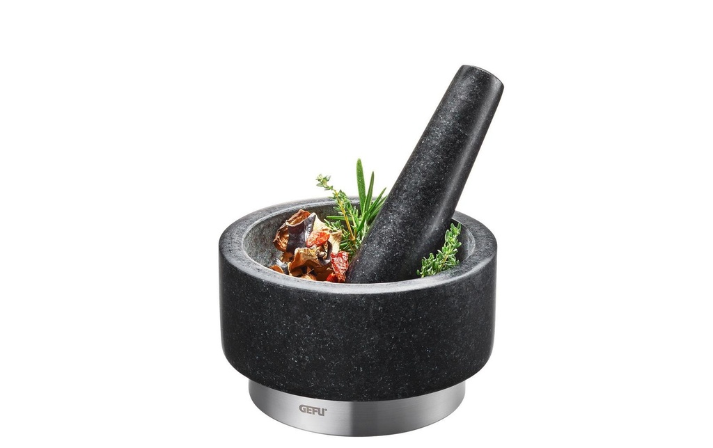 GEFU Mortier et pilon X-Plosion 14 cm, Granit
