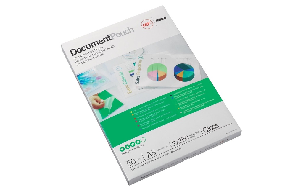 GBC Film laminé Coins arrondis