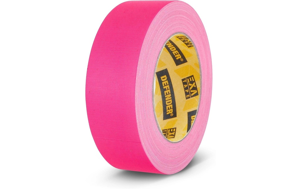 Defender Bande de tissu Exa-Tape 38 mm x 25 m, Rose fluo