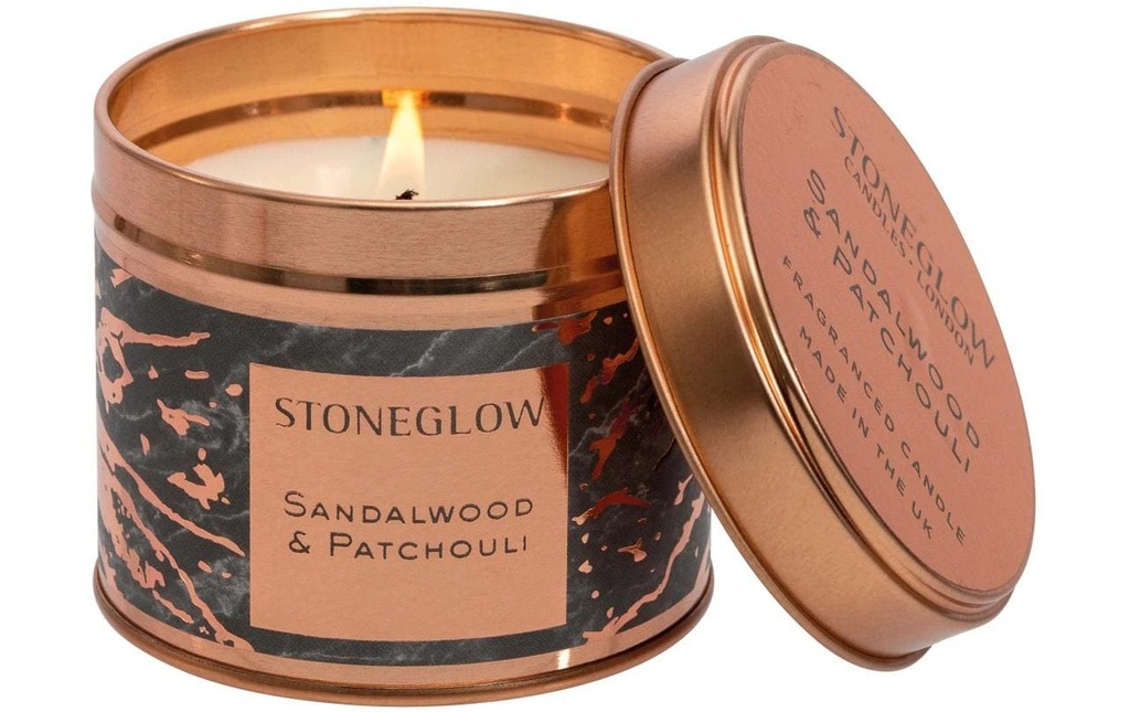 Stoneglow Bougie parfumée Sandalwood & Patchouli 135 g