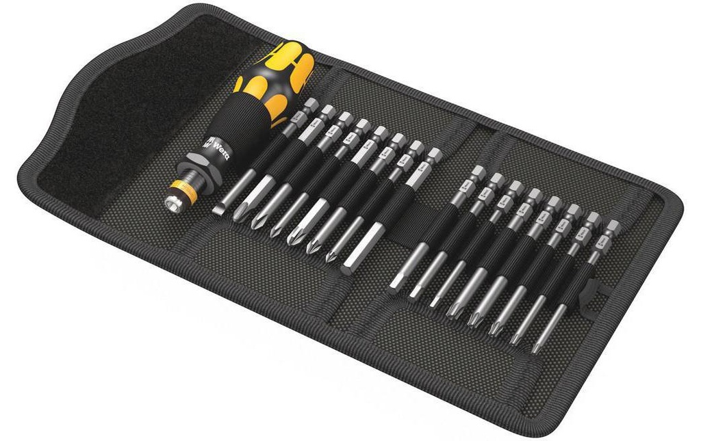 Wera Étui à outils Kraftform Kompakt 60 ESD 17 pièces