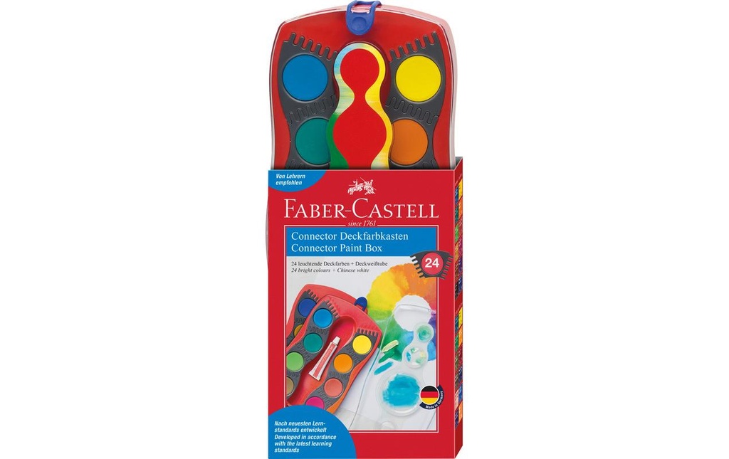 FABER-CASTELL Boîte couleur Connector 24 c. (24 pces)