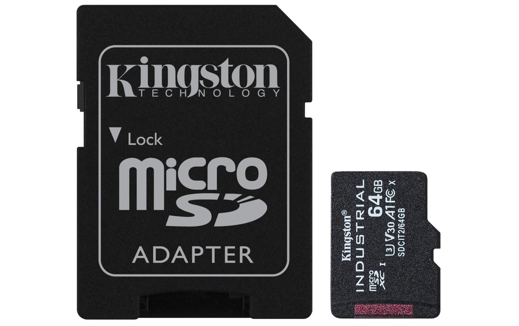 Kingston Carte microSDHC Industrial UHS-I 64 GB
