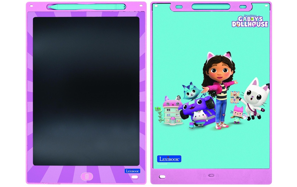 Lexibook Tableau de peinture avec pochoirs Gabby 28 cm