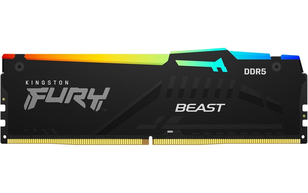 Kingston DDR5-RAM FURY Beast RGB 6000 MHz 1x 8 GB
